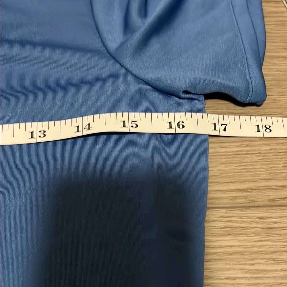 Adidas Blue Polo Shirt - Picture 4 of 5